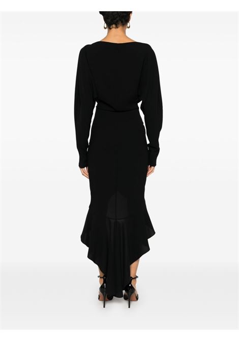 Black crepe maxi dress Philosophy di Lorenzo Serafini - women PHILOSOPHY DI LORENZO SERAFINI | 041857190555